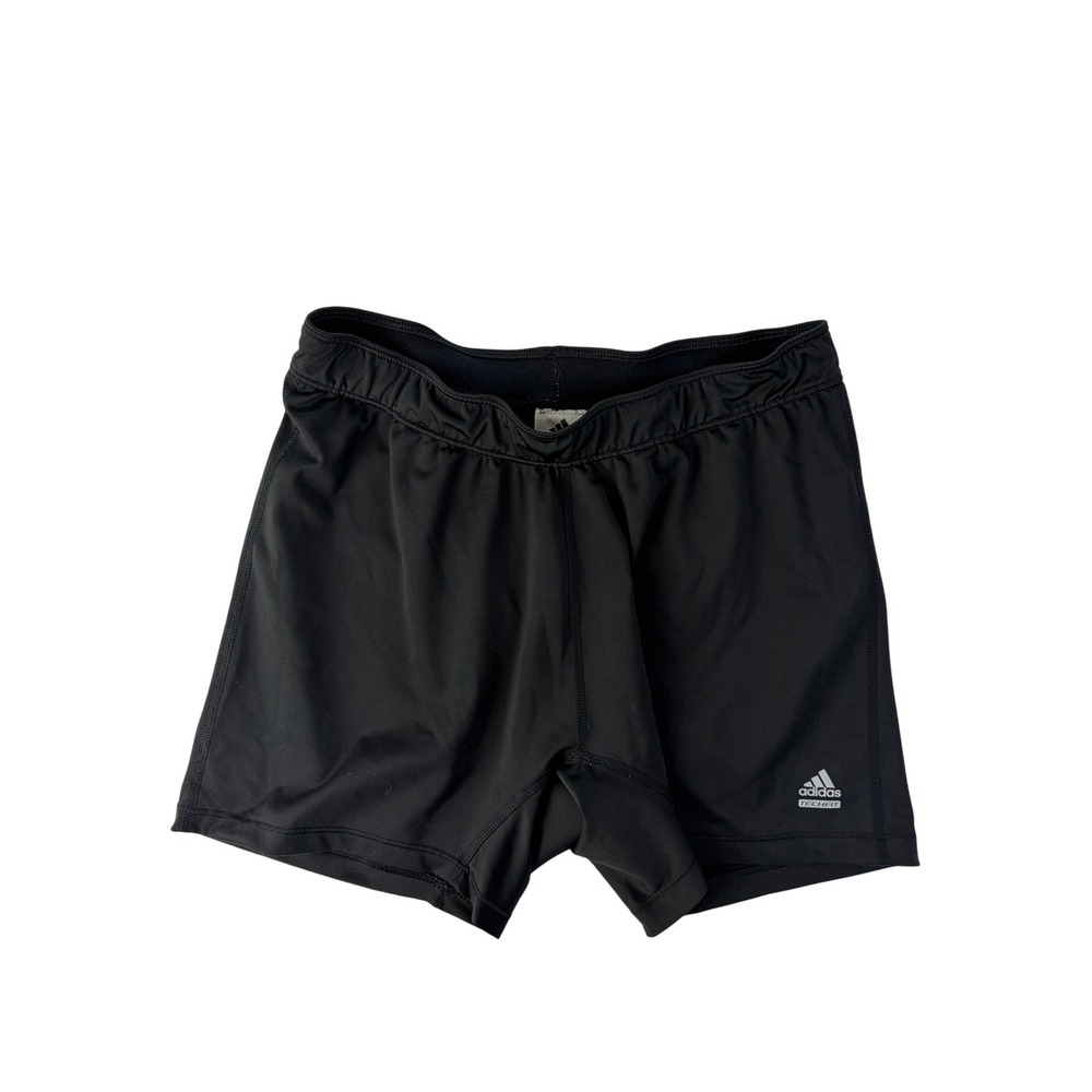 Adidas Boys Shorts Size XL Black Techfit Climalite Athletic Performance Casual